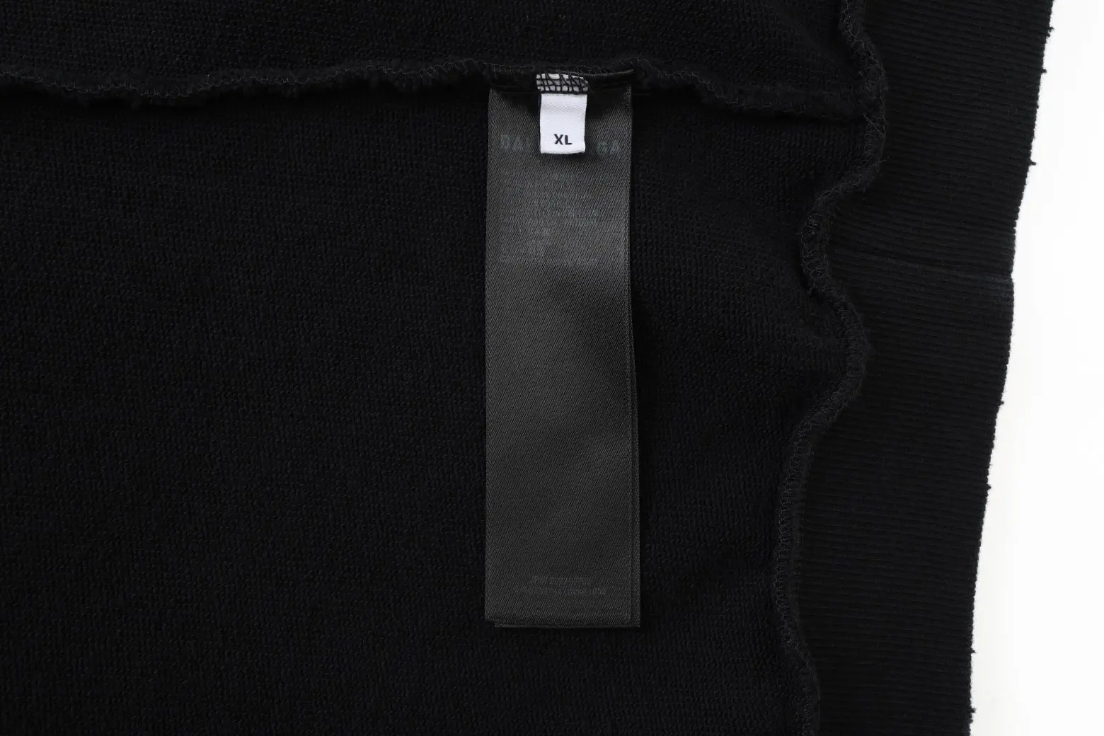Distressed Logo Print Oversized Hoodie D23518788 — view 17