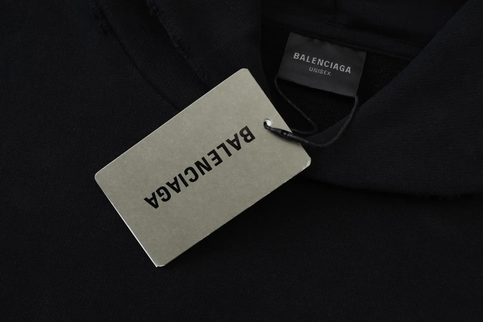 Distressed Logo Print Oversized Hoodie D23518788 — view 18
