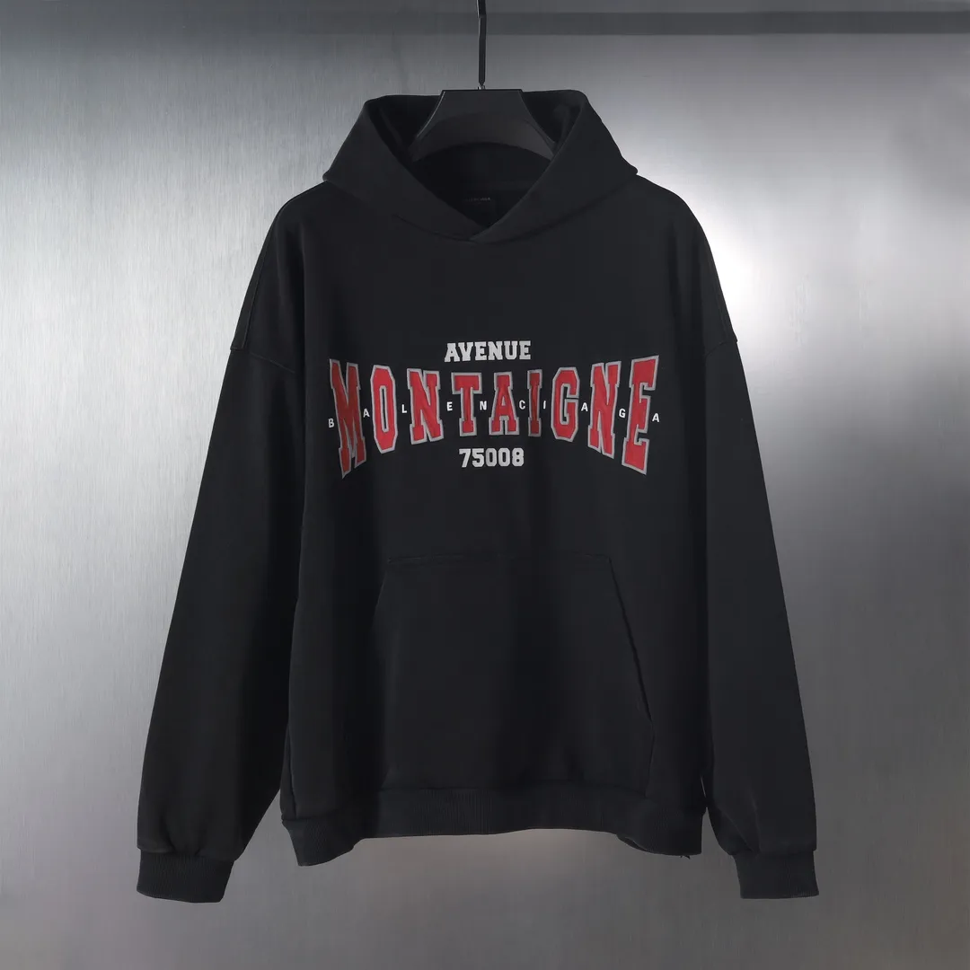 Avenue Montaigne Embroidered Logo Hoodie D26521326