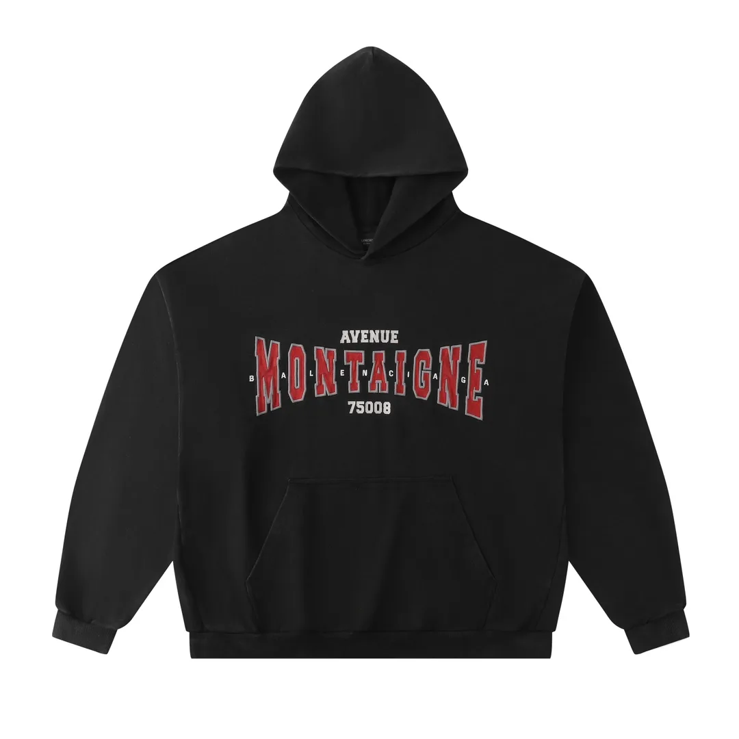Avenue Montaigne Embroidered Logo Hoodie D26521326 — view 10