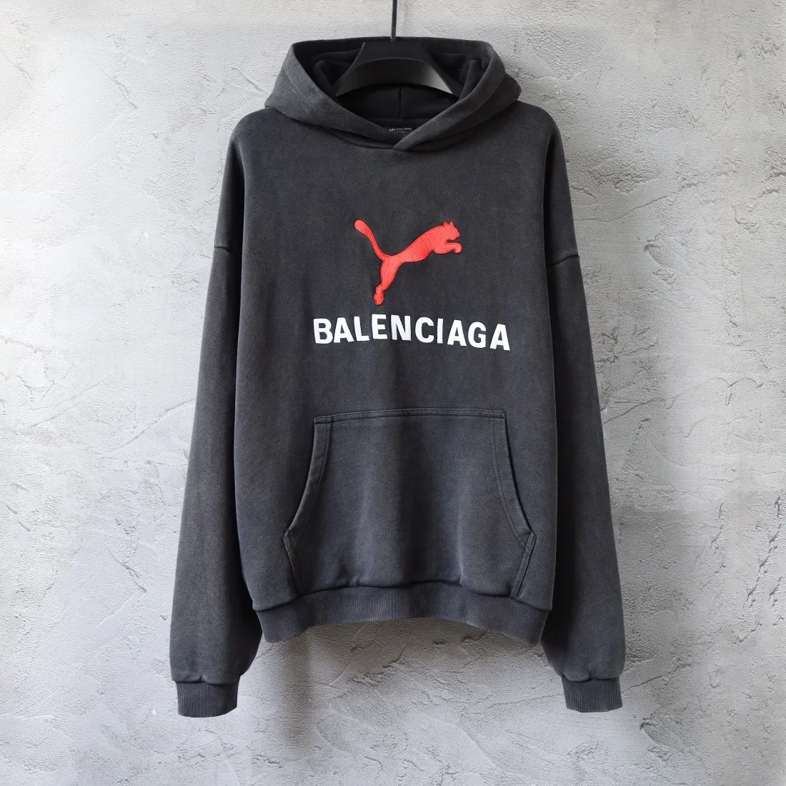 Balenciaga x Puma Embroidered Washed Hoodie D25921332