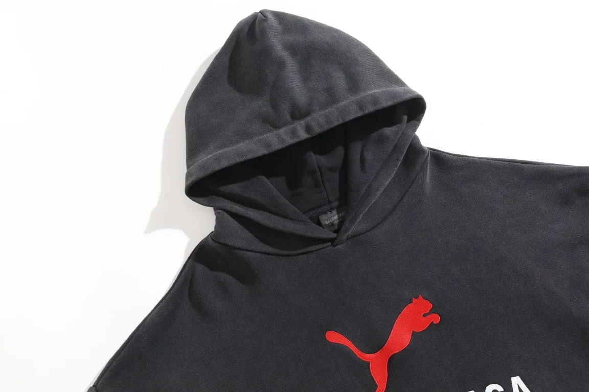 Balenciaga x Puma Embroidered Washed Hoodie D25921332 — view 12