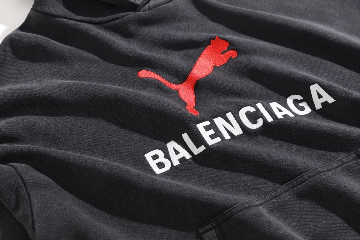 Balenciaga x Puma Embroidered Washed Hoodie D25921332 — view 13