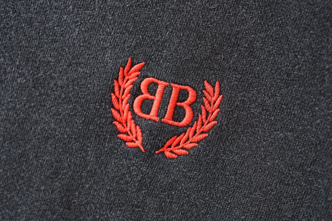 Washed Distressed Logo Embroidery Hoodie D27921286 — view 12