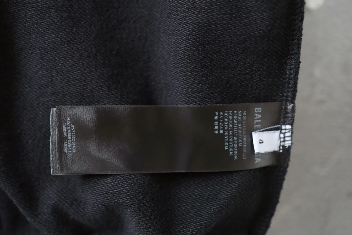 Washed Distressed Logo Embroidery Hoodie D27921286 — view 18