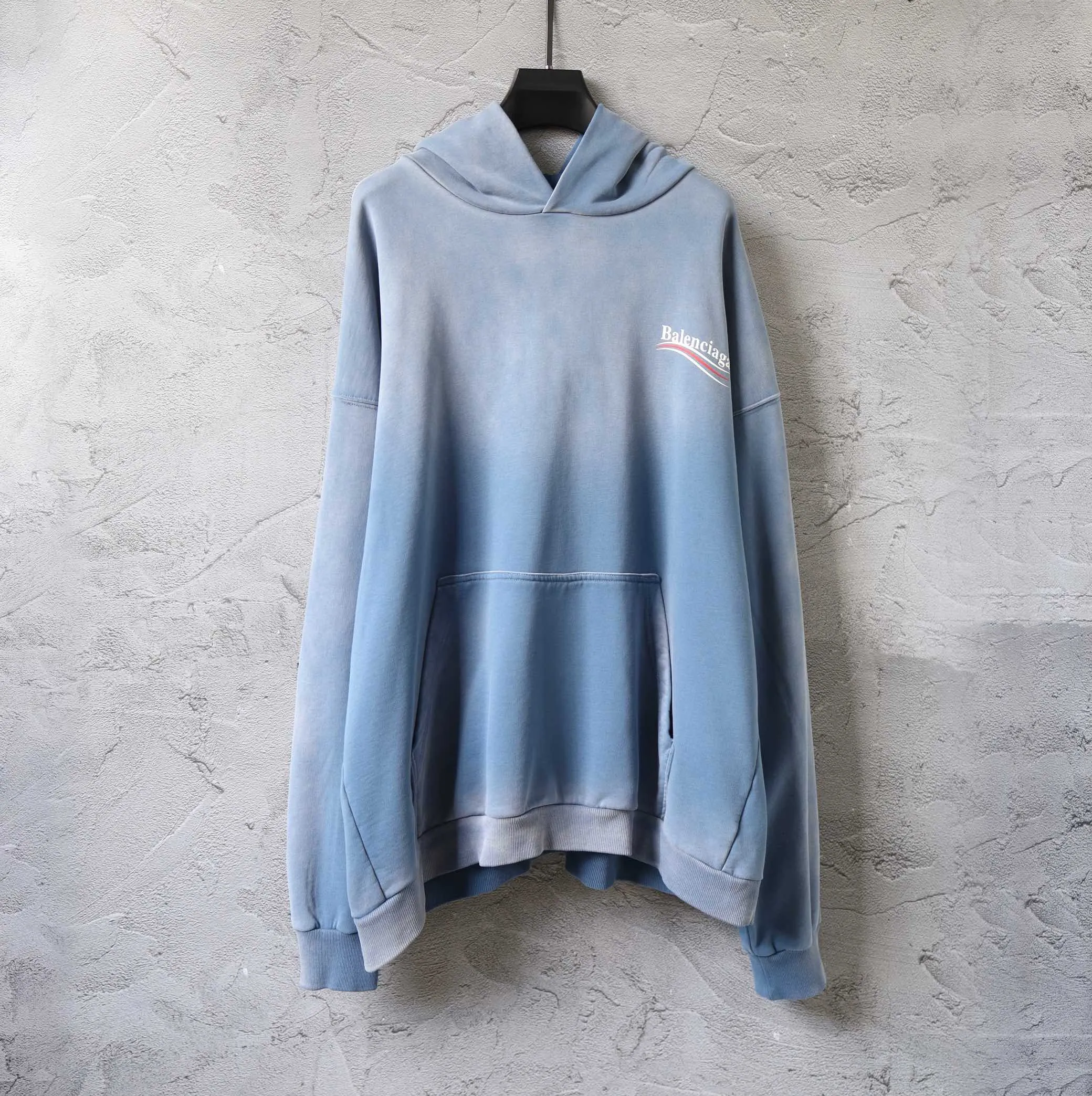 Political Campaign Logo Washed Hoodie D29918803 — view 10