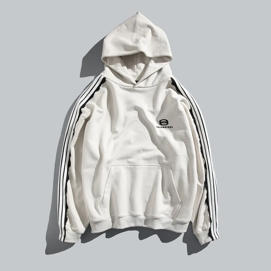 Unity Logo Embroidered Striped Hoodie D29921328 — view 10