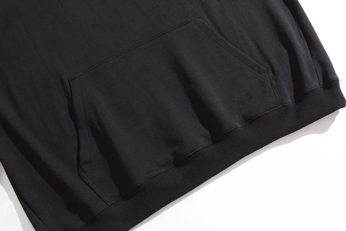 Logo Embroidered Stripe-Sleeve Cotton Hoodie D29921327 — view 16
