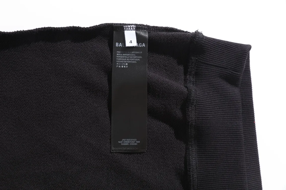 Logo Embroidered Stripe-Sleeve Cotton Hoodie D29921327 — view 18