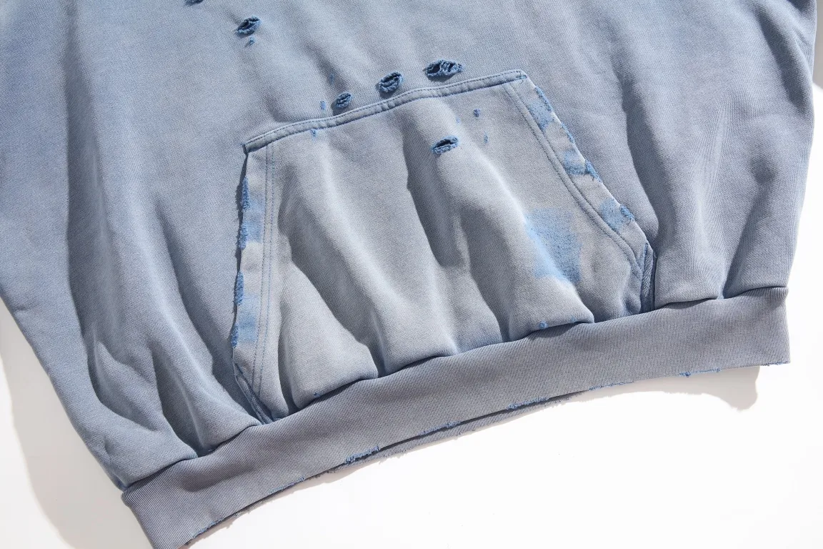 3B Logo Distressed Oversized Hoodie D32918794 — view 5