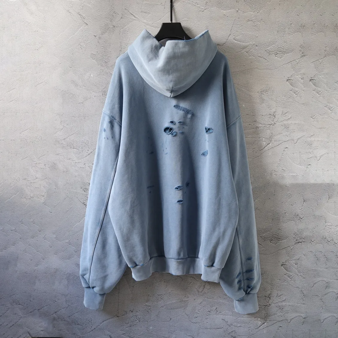 3B Logo Distressed Oversized Hoodie D32918794 — view 11