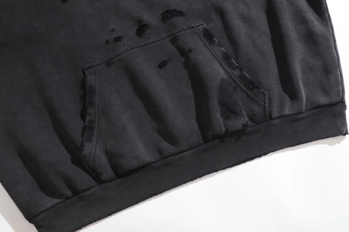 3B Sports Icon Distressed Oversized Hoodie D32918795 — view 6