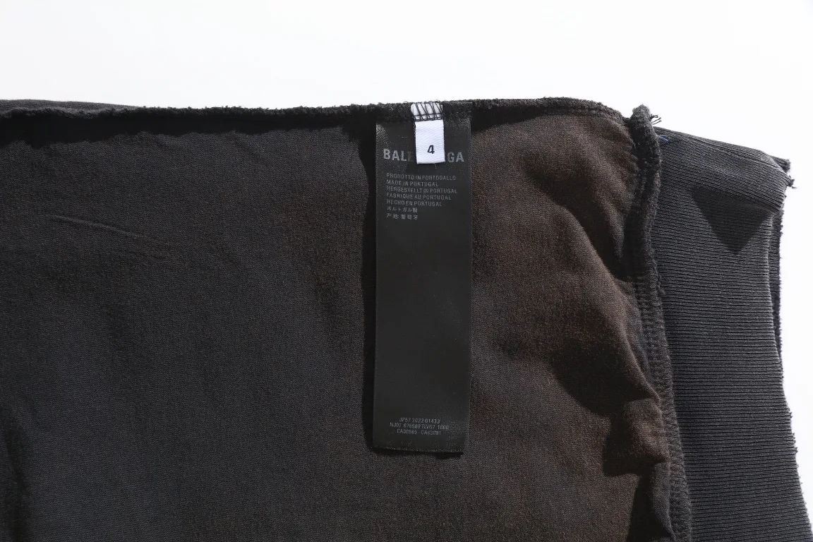 3B Sports Icon Distressed Oversized Hoodie D32918795 — view 9