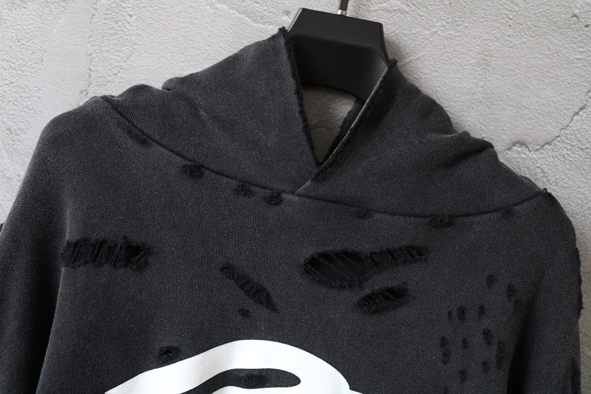 3B Sports Icon Distressed Oversized Hoodie D32918795 — view 15