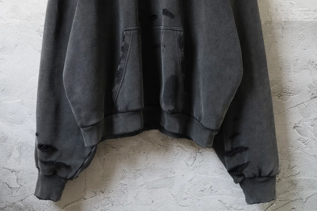 3B Sports Icon Distressed Oversized Hoodie D32918795 — view 16