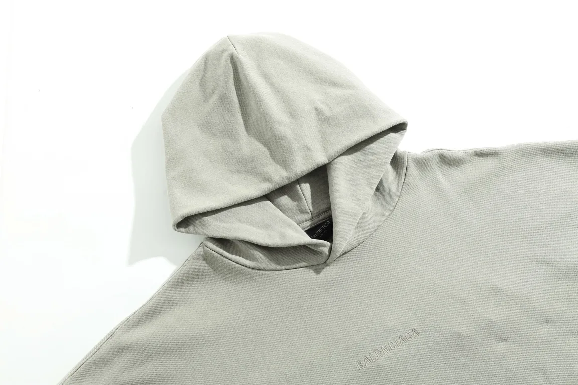 Embroidered Logo Oversized Cotton Hoodie D27921341 — view 15