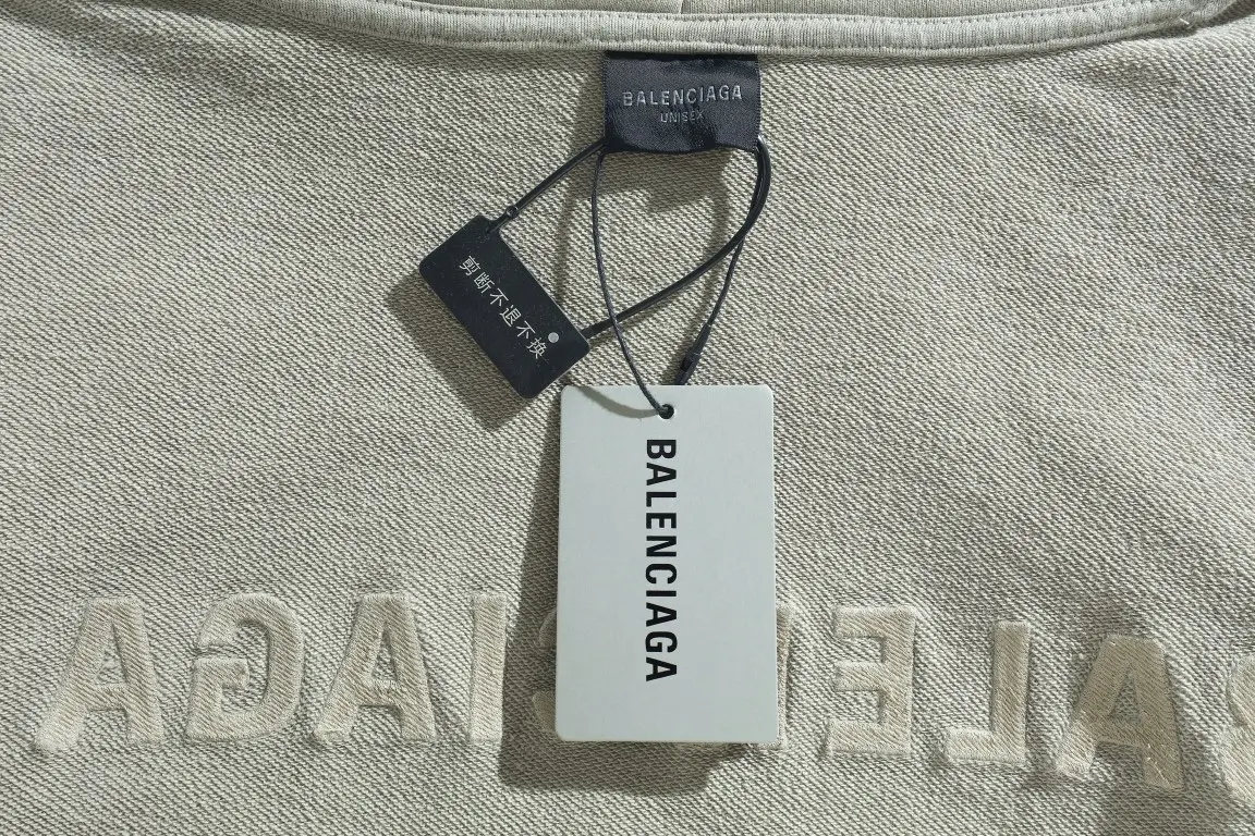 Embroidered Logo Oversized Cotton Hoodie D27921341 — view 17