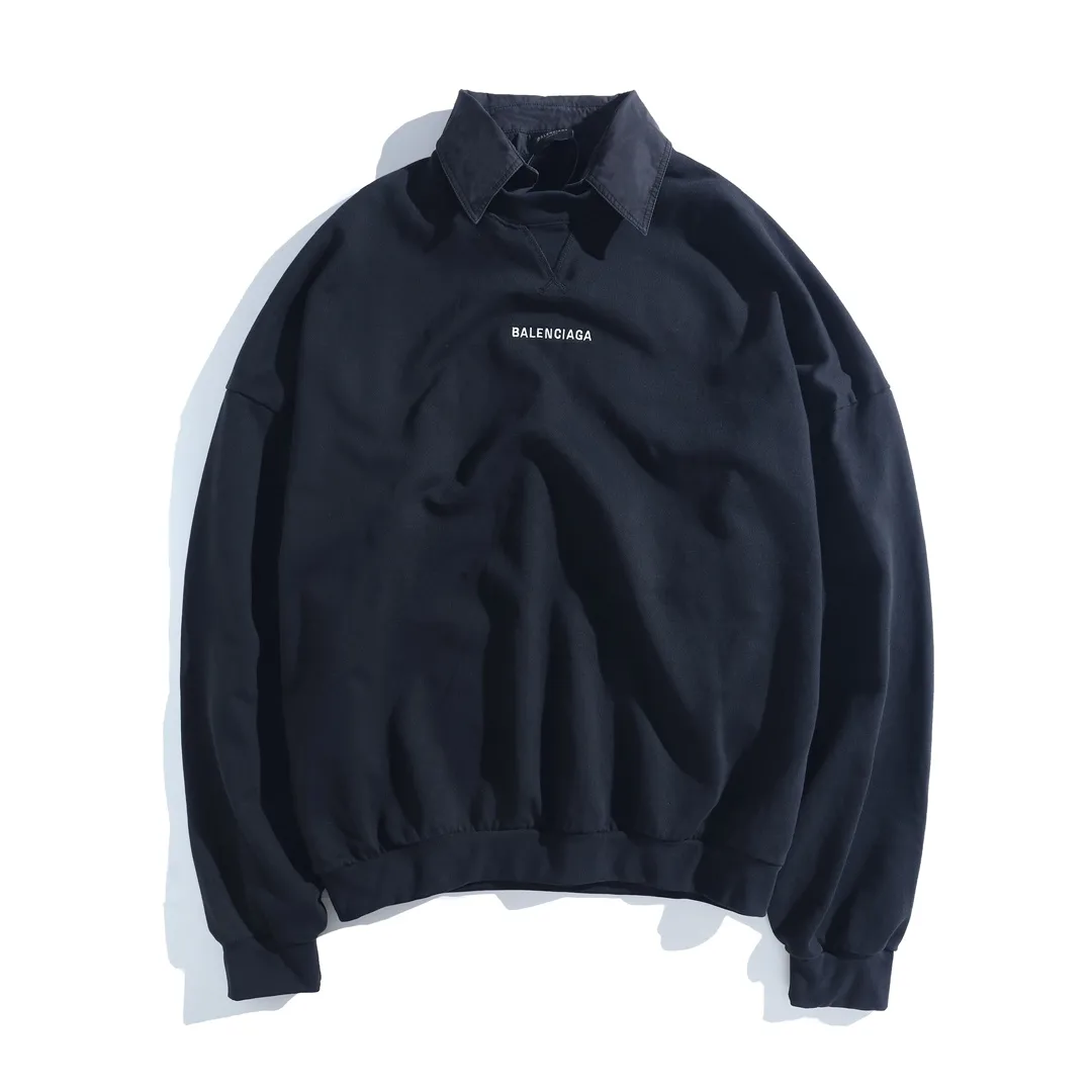 Logo Embroidered Layered-Collar Sweatshirt D27918791