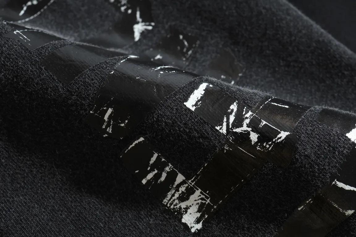 Distressed Graphic Print Oversized Hoodie D27918790 — view 15