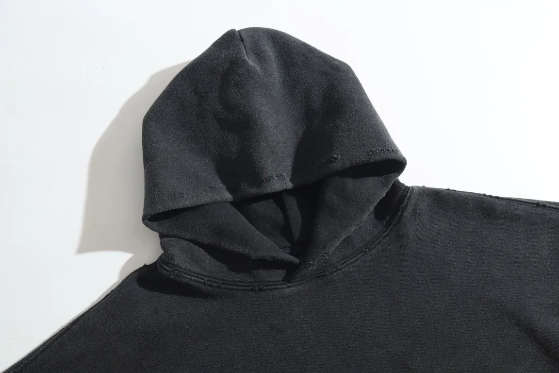 Distressed Graphic Print Oversized Hoodie D27918790 — view 16