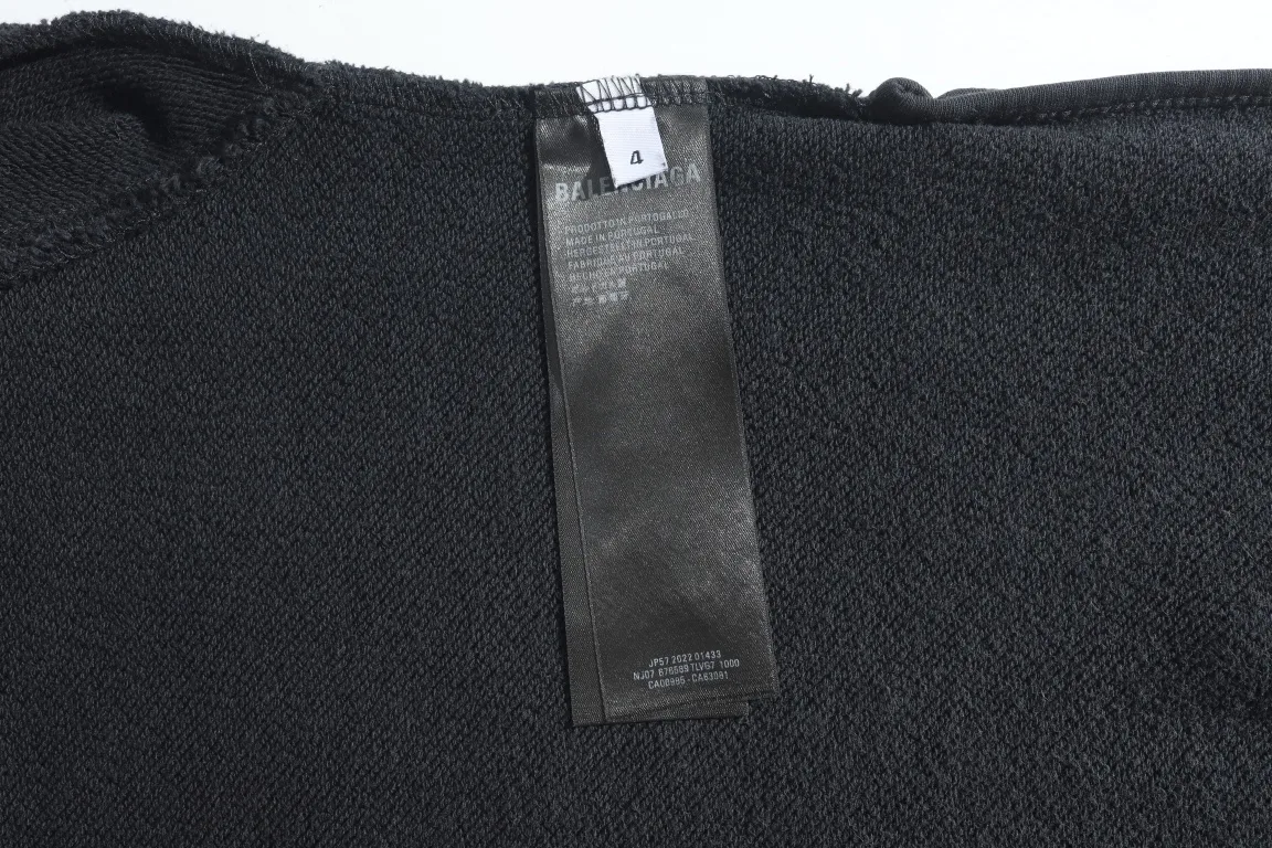 Distressed Graphic Print Oversized Hoodie D27918790 — view 17