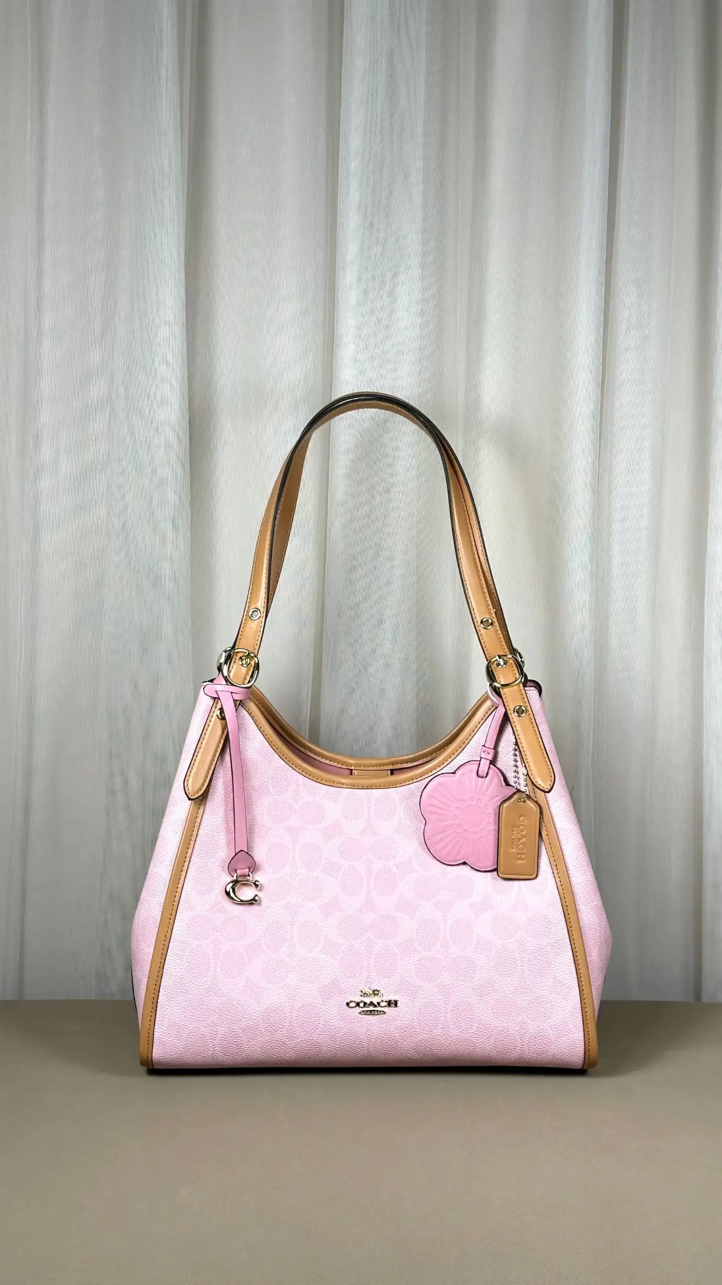 Erin Signature Canvas Shoulder Bag D39018079 — view 2