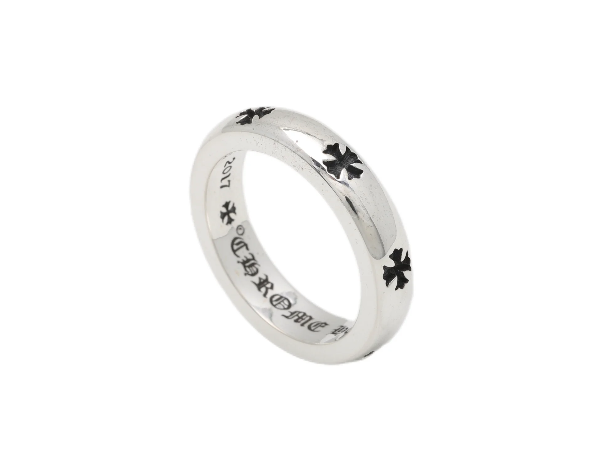 Chrome Hearts Cross Motif Sterling Silver Ring D27517884
