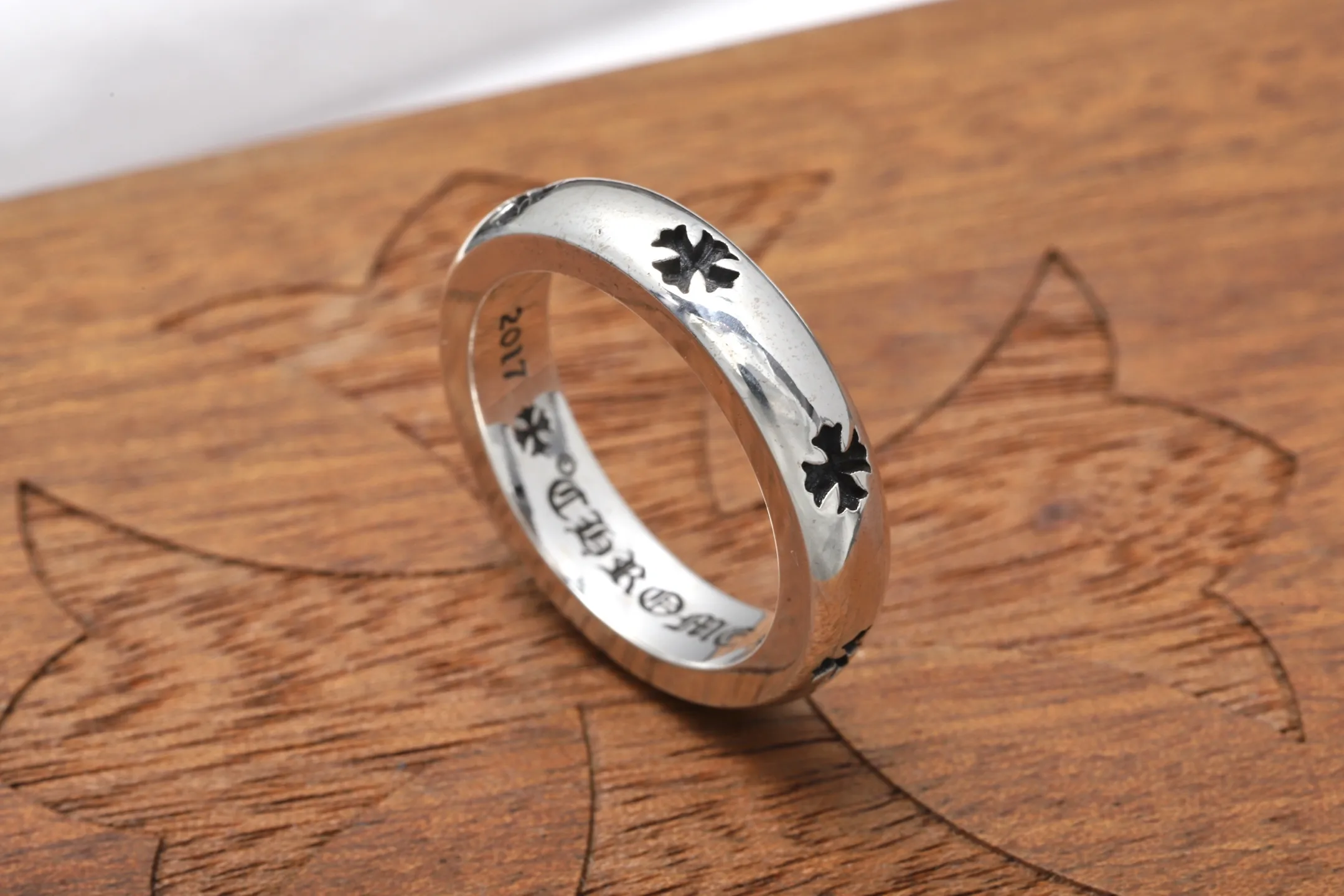 Chrome Hearts Cross Motif Sterling Silver Ring D27517884 — view 3