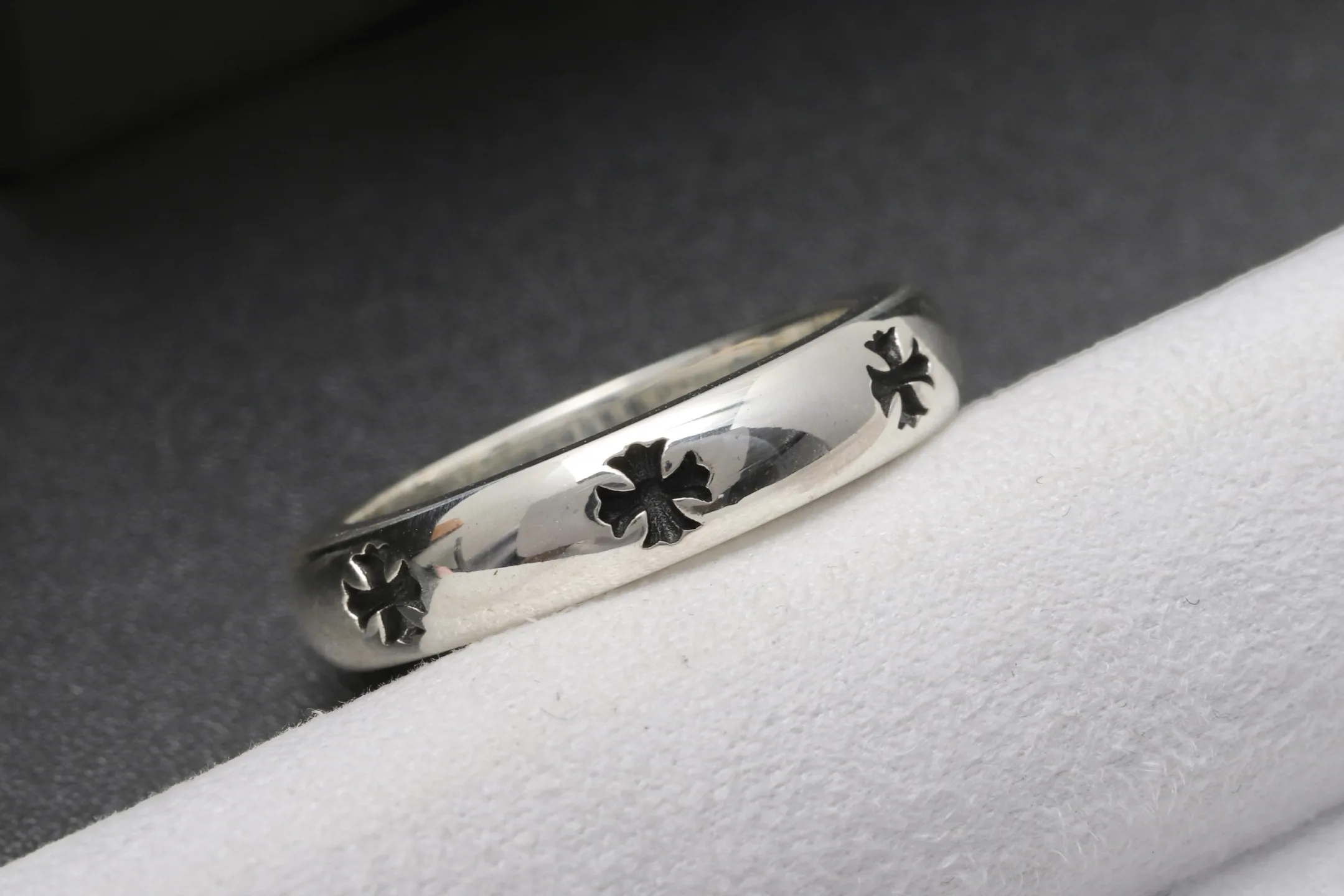 Chrome Hearts Cross Motif Sterling Silver Ring D27517884 — view 4