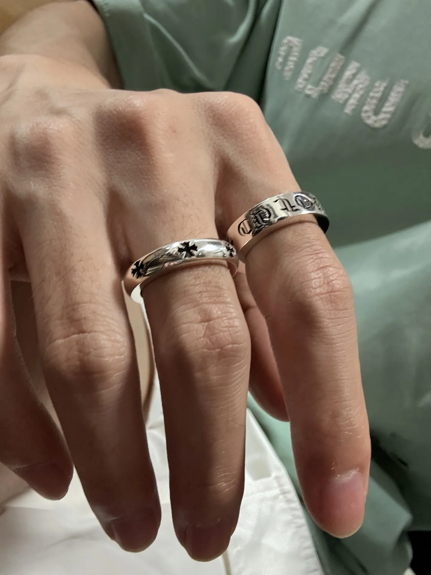 Chrome Hearts Cross Motif Sterling Silver Ring D27517884 — view 9