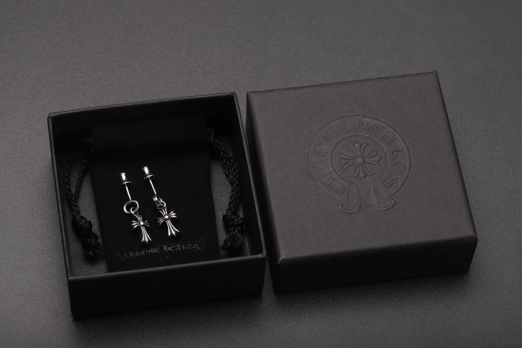 Cross Drop Earrings (Sterling Silver) D22017892 — view 2