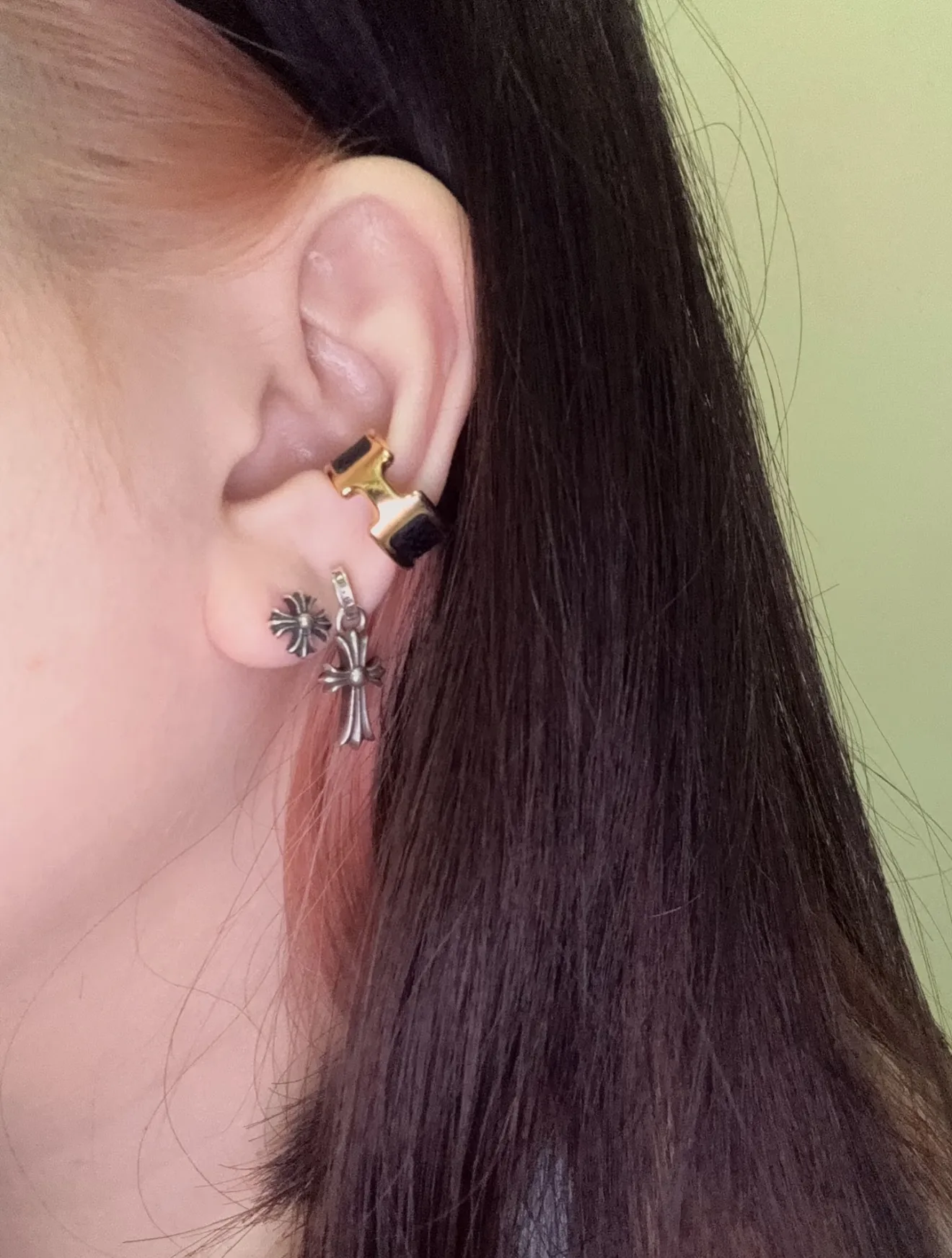 Cross Drop Earrings (Sterling Silver) D22017892 — view 7