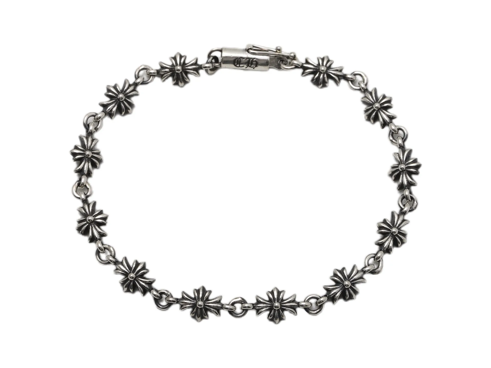 Chrome Hearts Cross Link Bracelet (Sterling Silver) D39017897