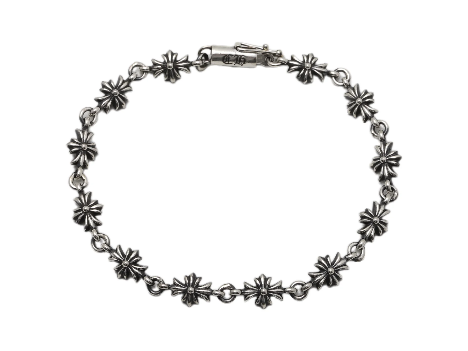 Chrome Hearts Cross Link Bracelet (Sterling Silver) D39017897