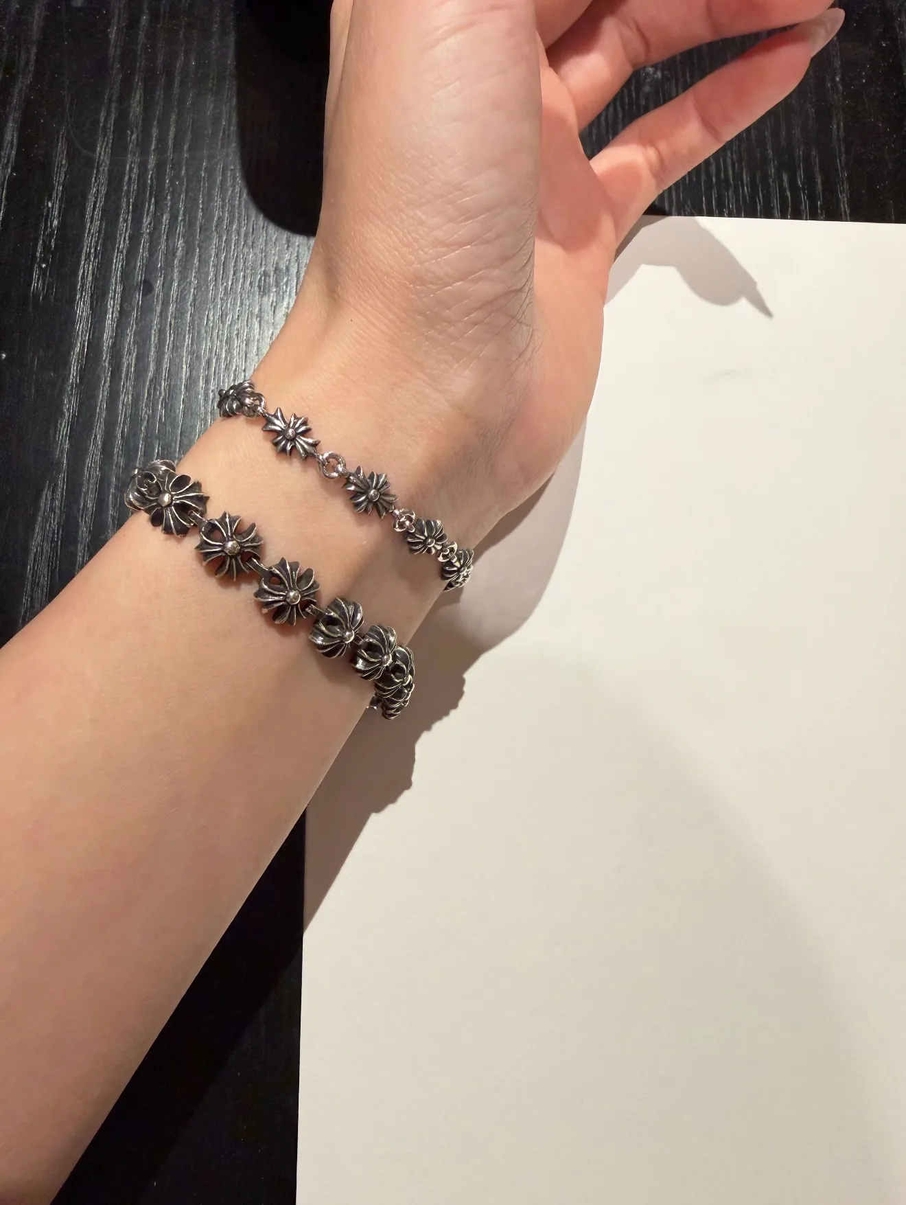 Chrome Hearts Cross Link Bracelet (Sterling Silver) D39017897 — view 8