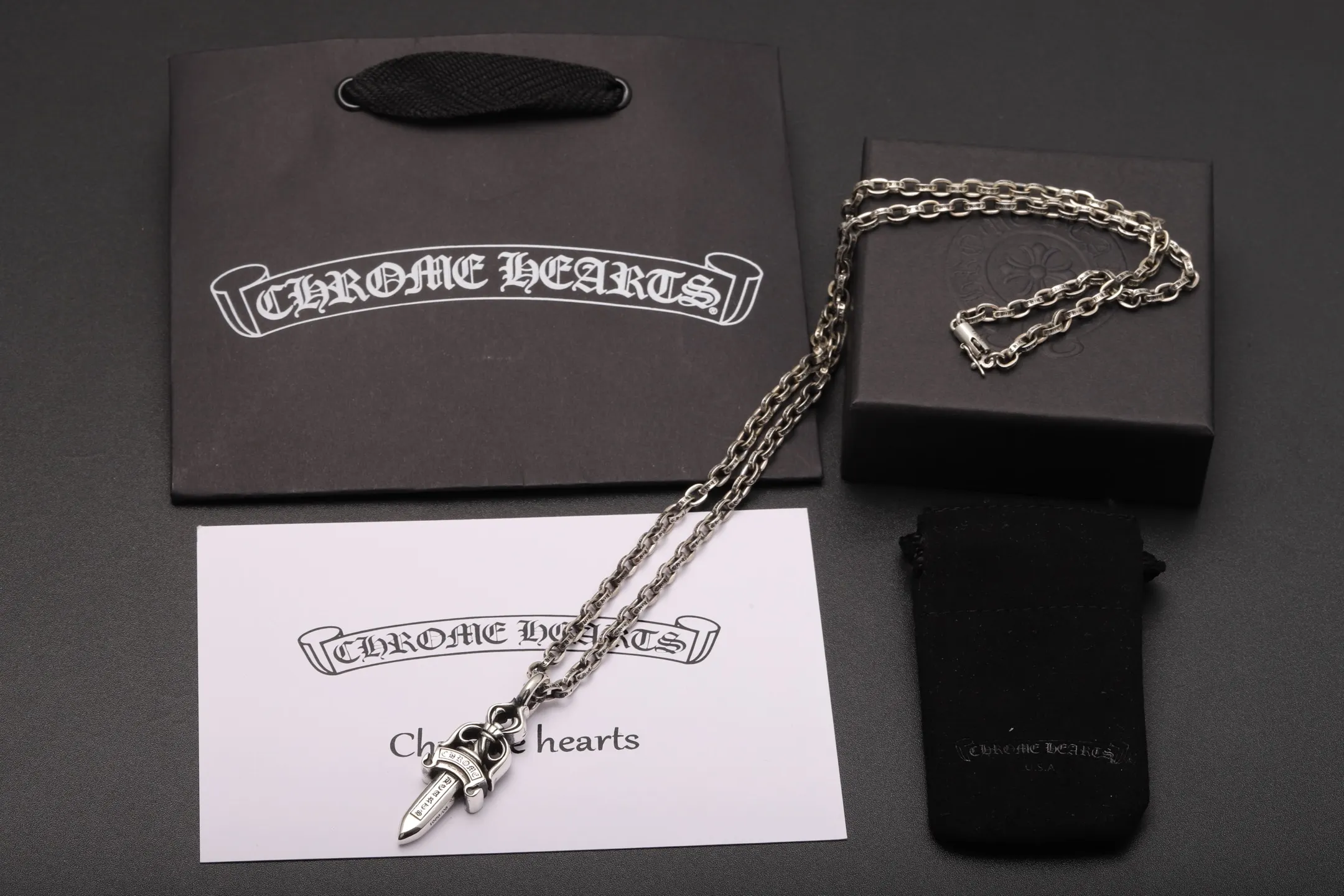 Chrome Hearts Dagger Pendant Necklace D197016537 — view 2