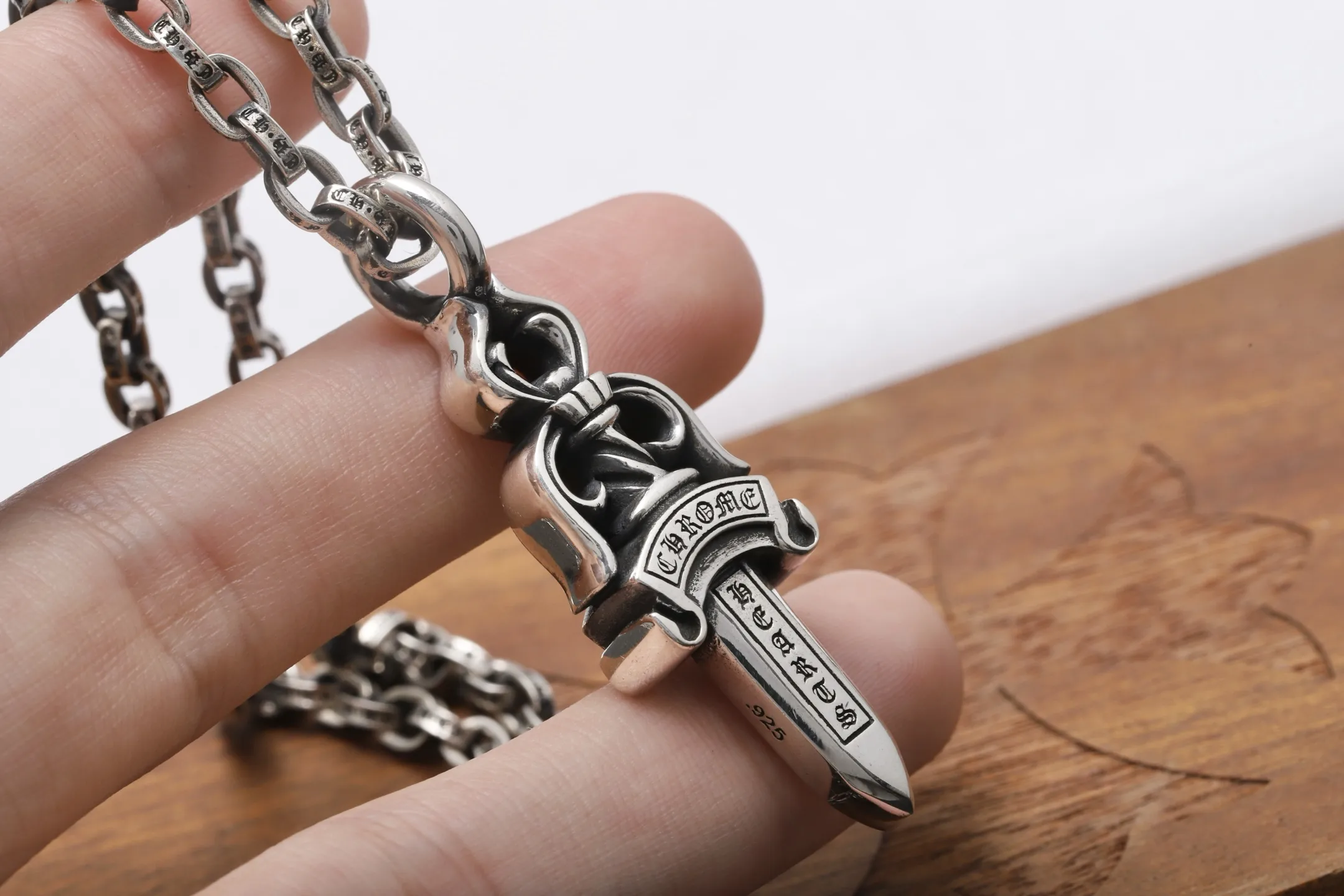 Chrome Hearts Dagger Pendant Necklace D197016537 — view 4