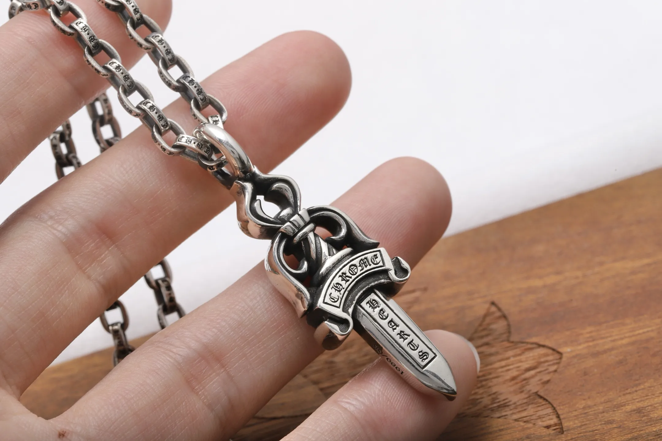 Chrome Hearts Dagger Pendant Necklace D197016537 — view 5