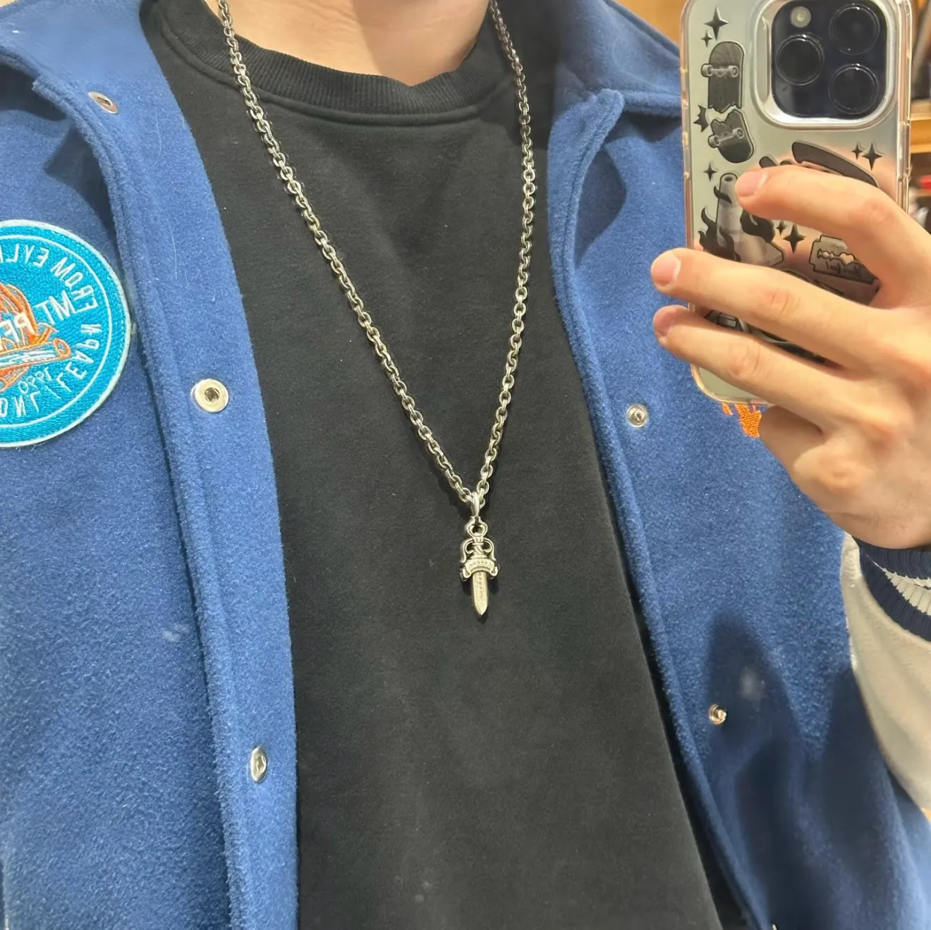 Chrome Hearts Dagger Pendant Necklace D197016537 — view 8