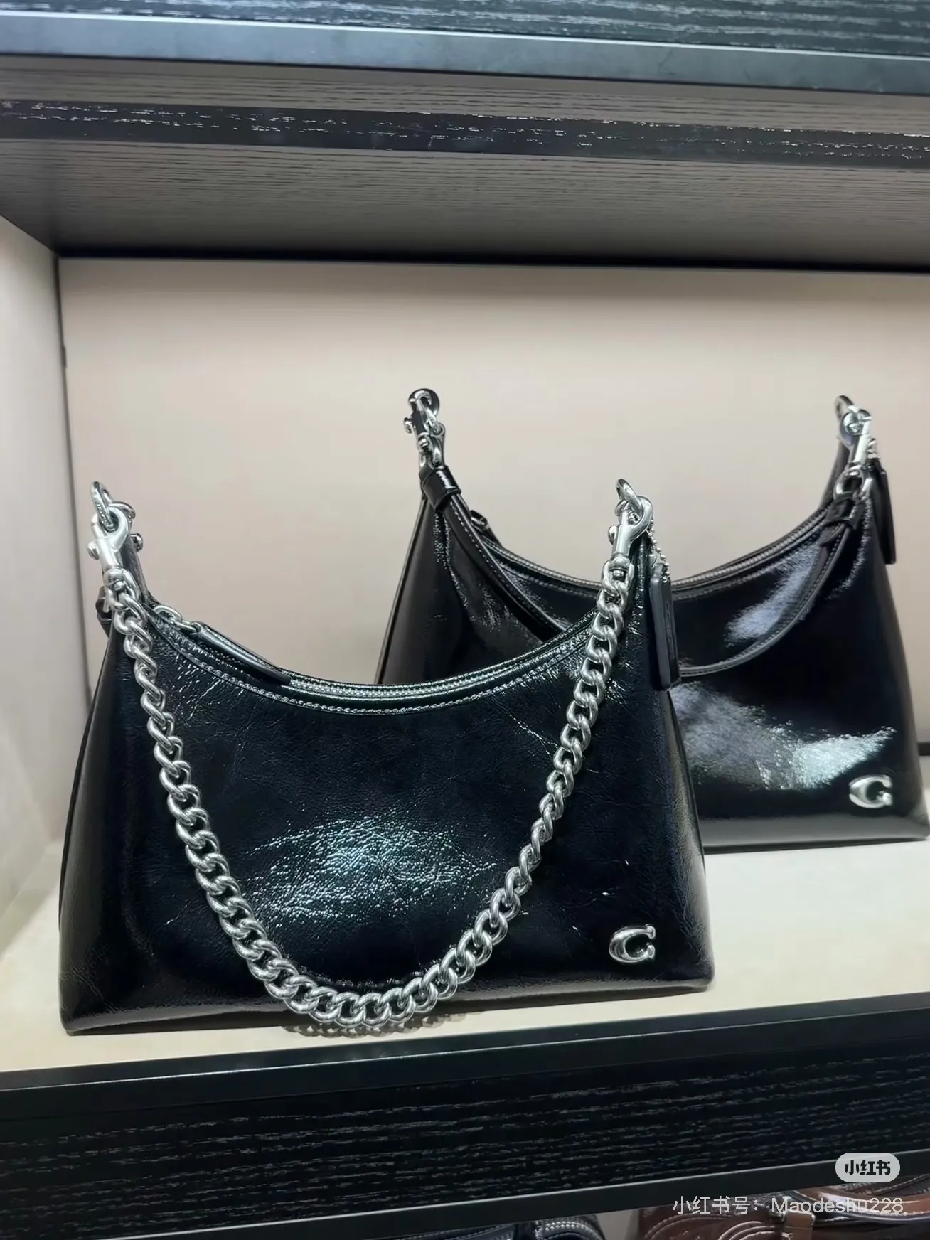 Coach Juliet Patent Leather Shoulder Bag D28018349 — view 4