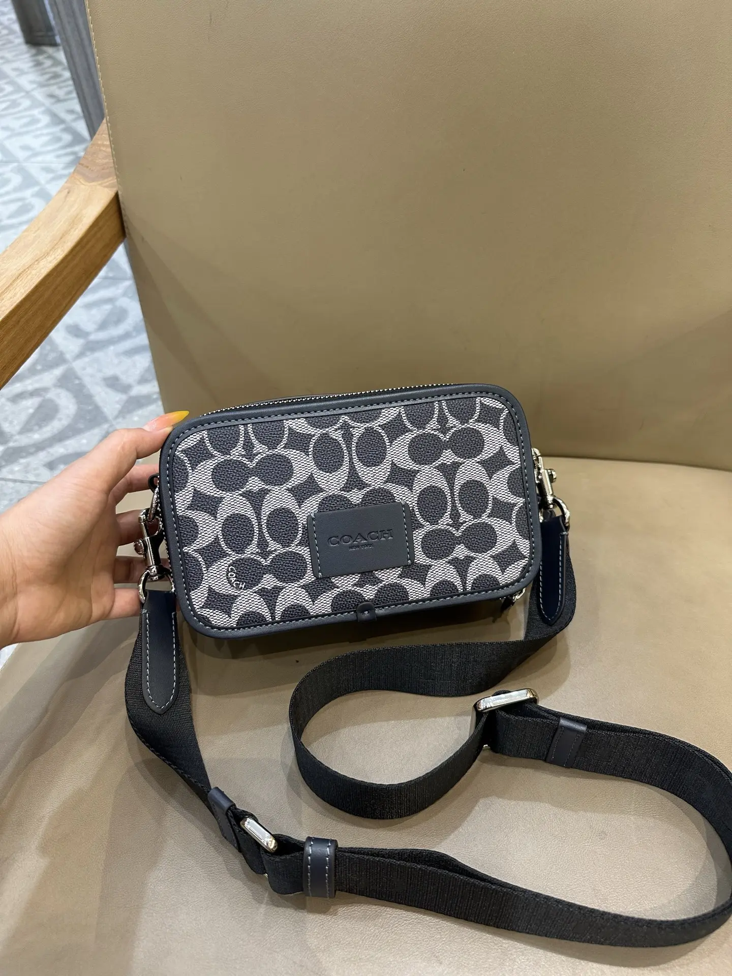 Coach Wyatt Signature Canvas Camera Bag D38017960