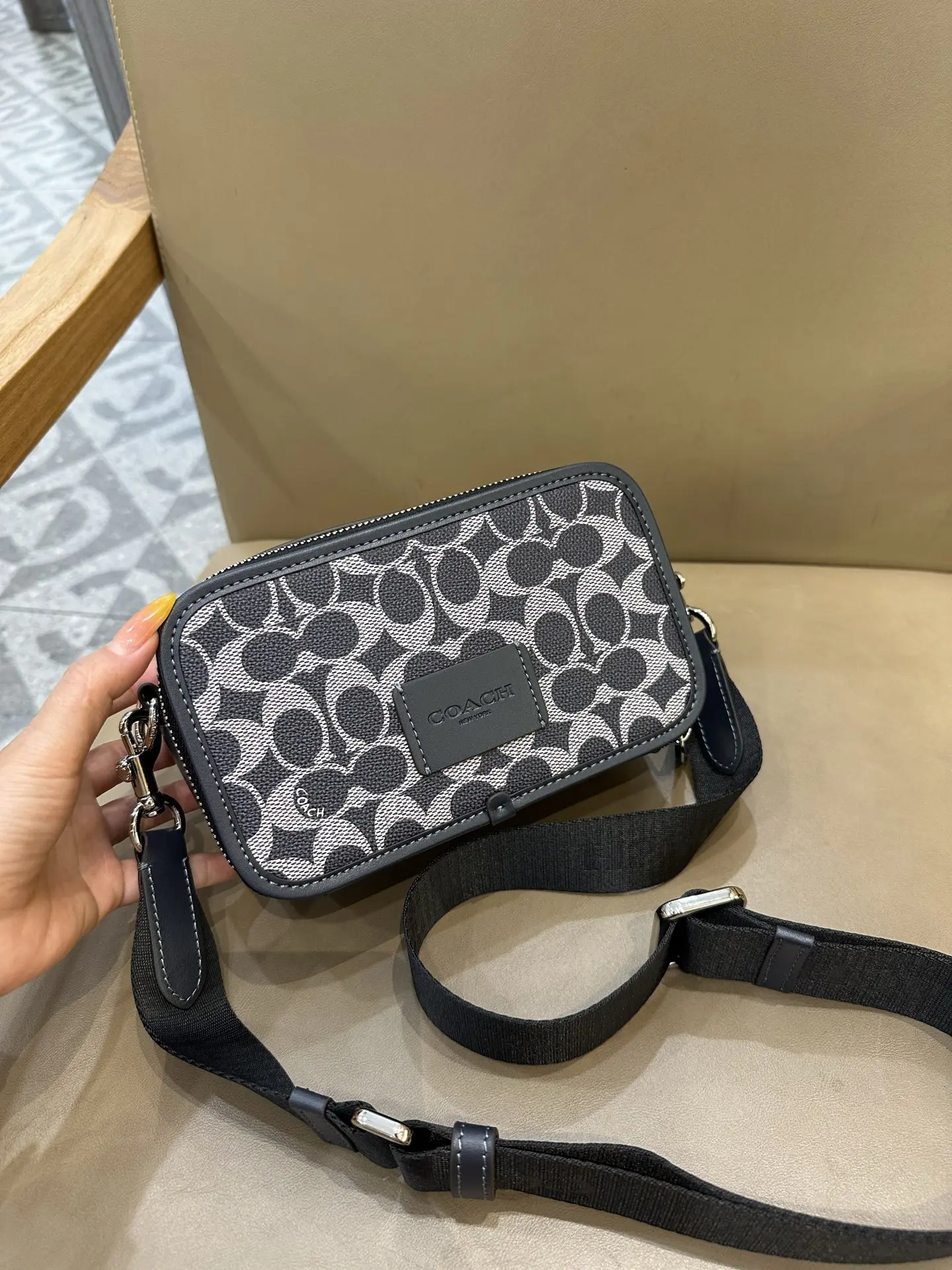Coach Wyatt Signature Canvas Camera Bag D38017960 — view 2