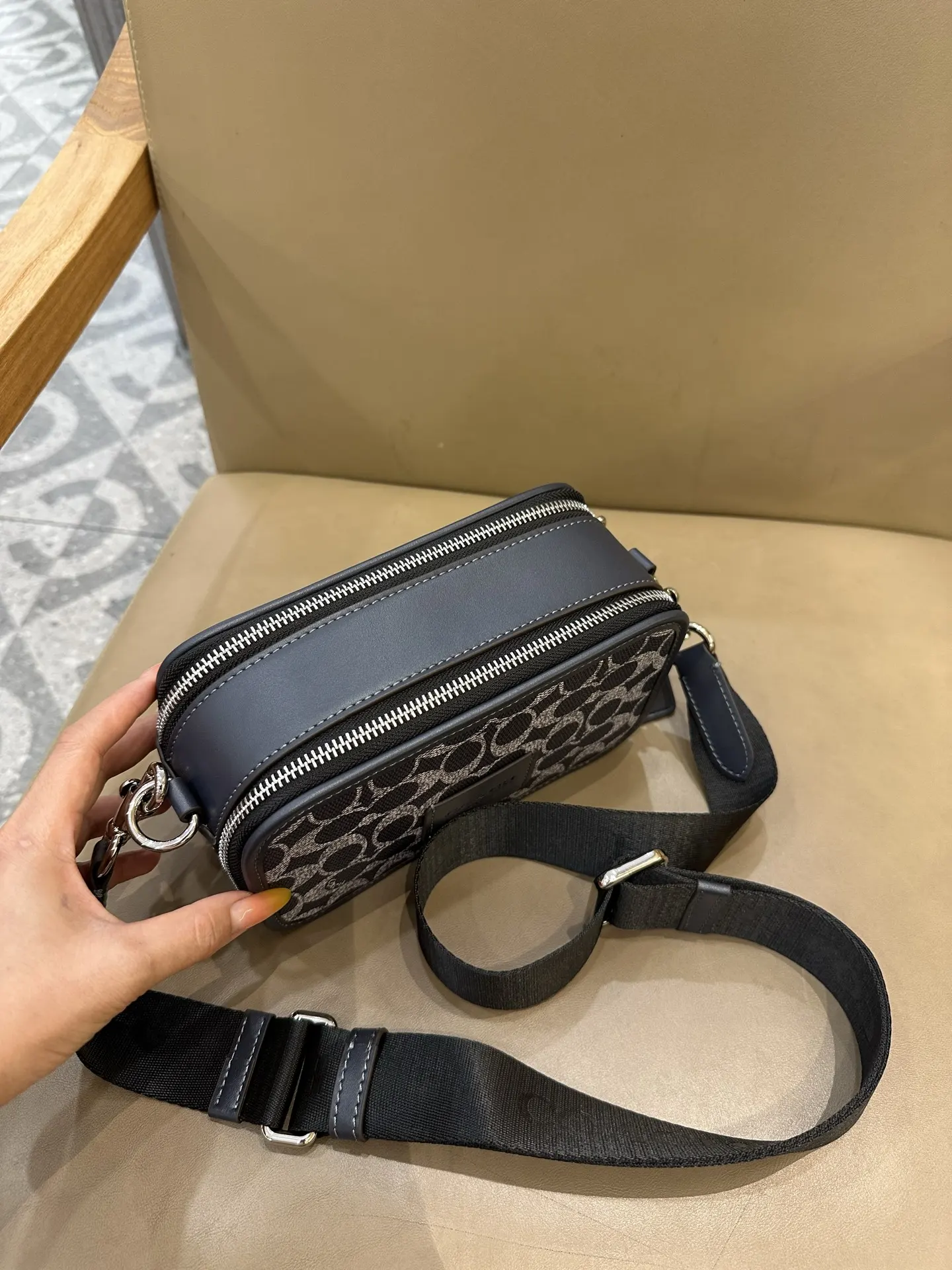 Coach Wyatt Signature Canvas Camera Bag D38017960 — view 4