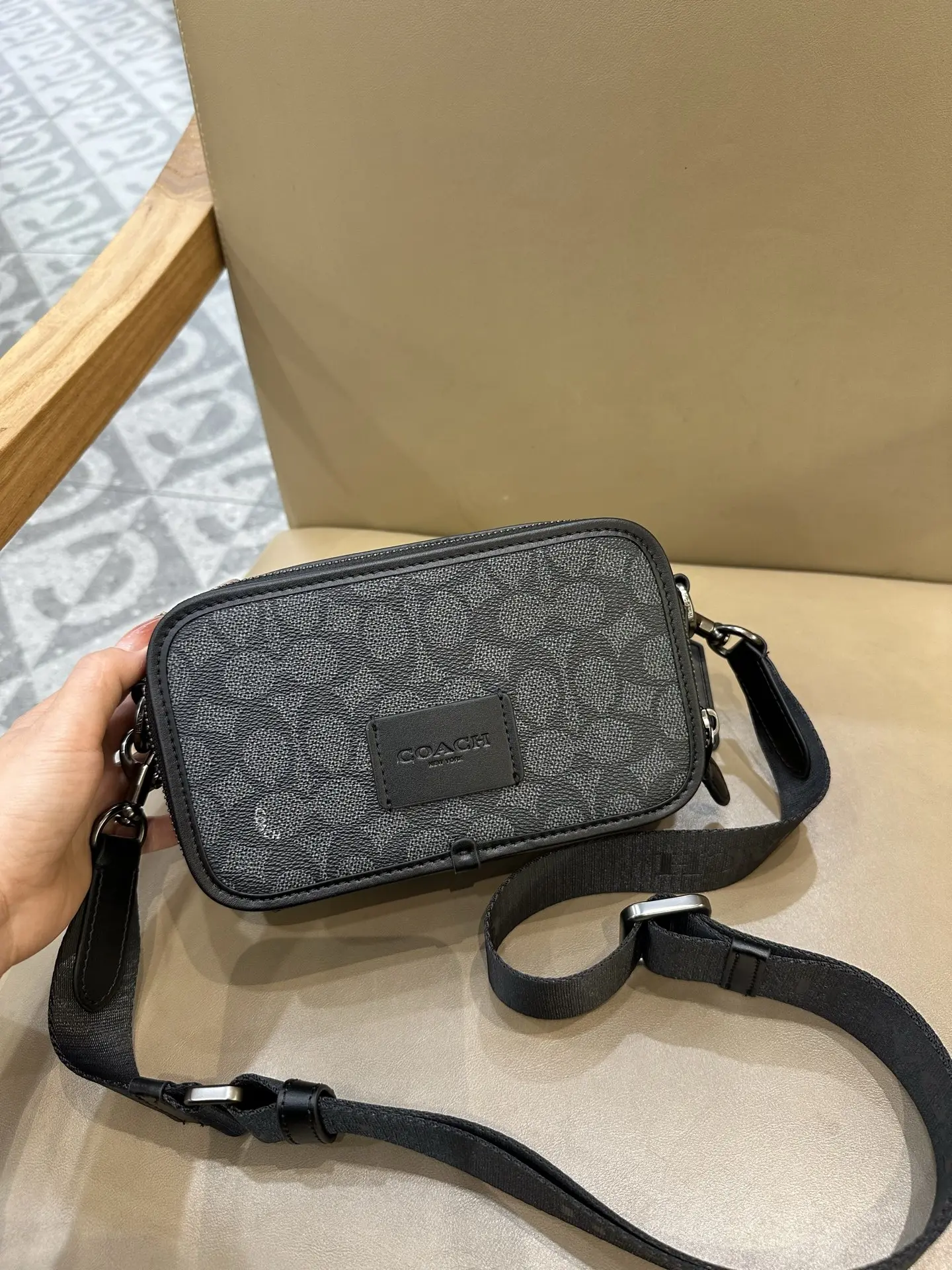Coach Wyatt Signature Canvas Camera Bag D38017960 — view 10