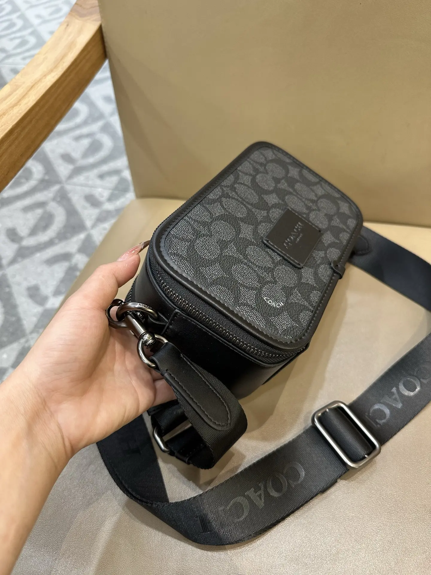 Coach Wyatt Signature Canvas Camera Bag D38017960 — view 13