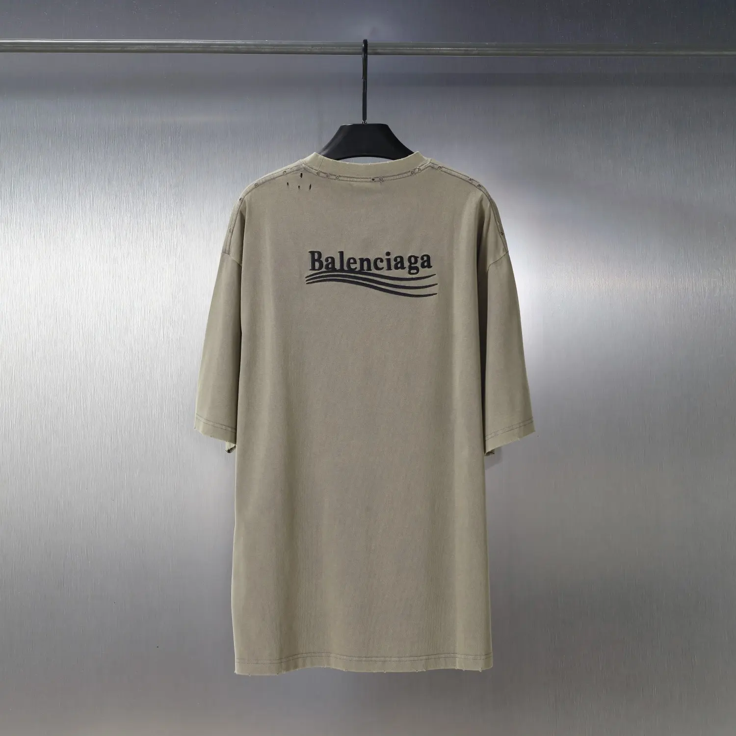 Political Campaign Logo Distressed T-Shirt D18918817 — view 2