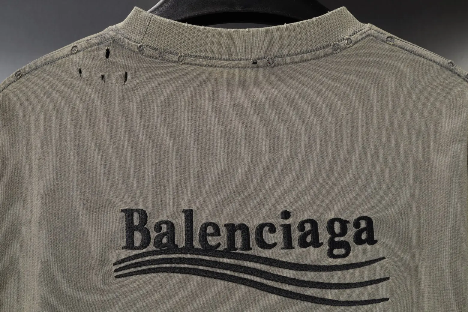 Political Campaign Logo Distressed T-Shirt D18918817 — view 3