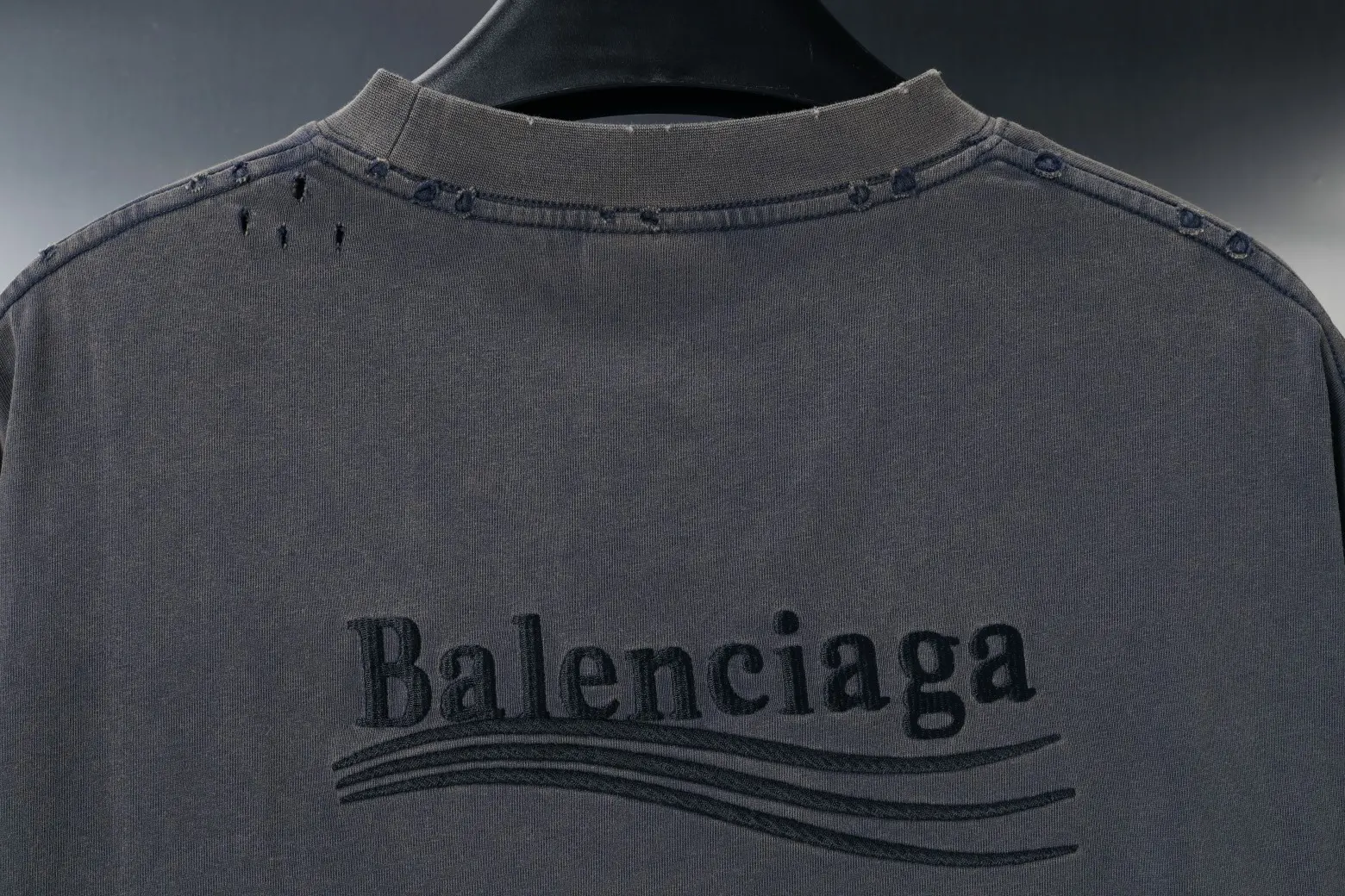 Political Campaign Logo Distressed T-Shirt D18918817 — view 44