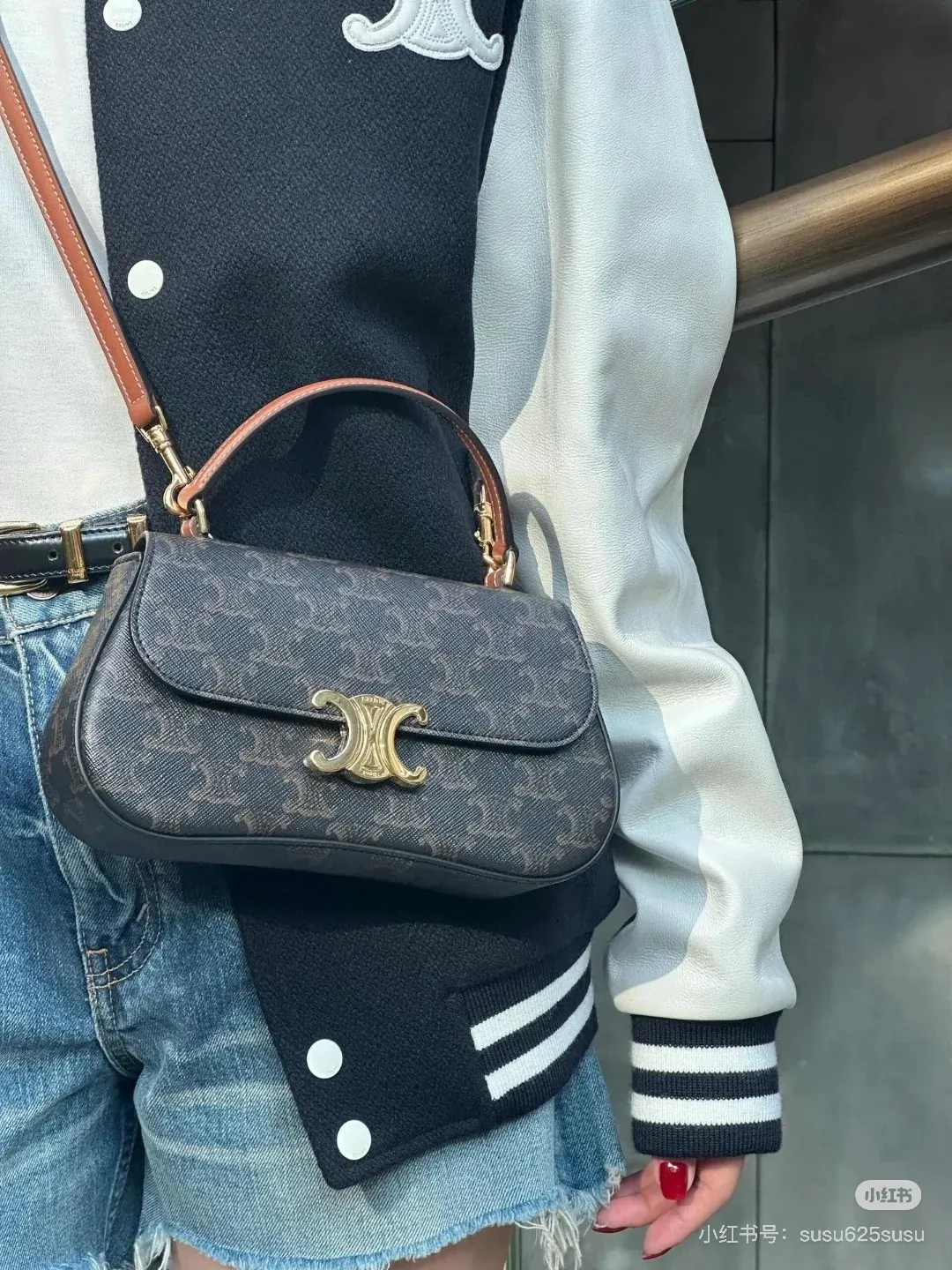 Triomphe Canvas Ava Shoulder Bag D30018500 — view 2