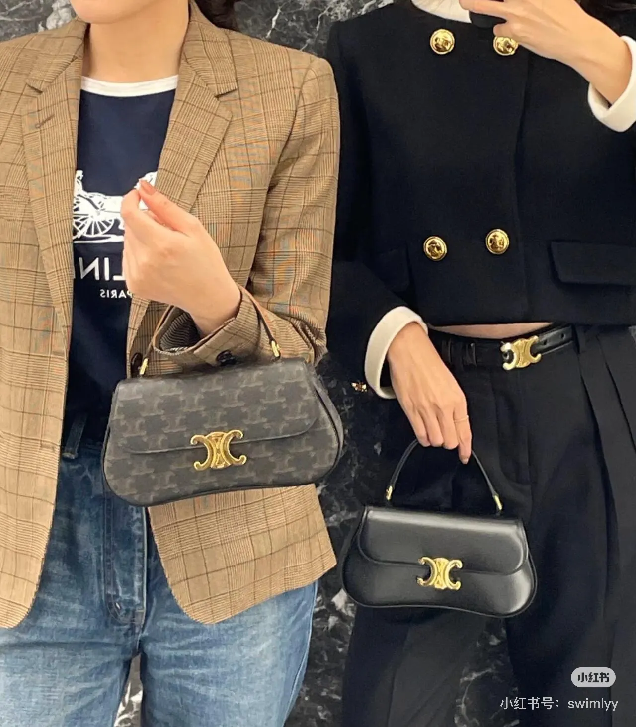 Triomphe Canvas Ava Shoulder Bag D30018500 — view 3